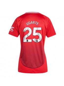 Manchester United Manuel Ugarte #25 Heimtrikot für Frauen 2024-25 Kurzarm